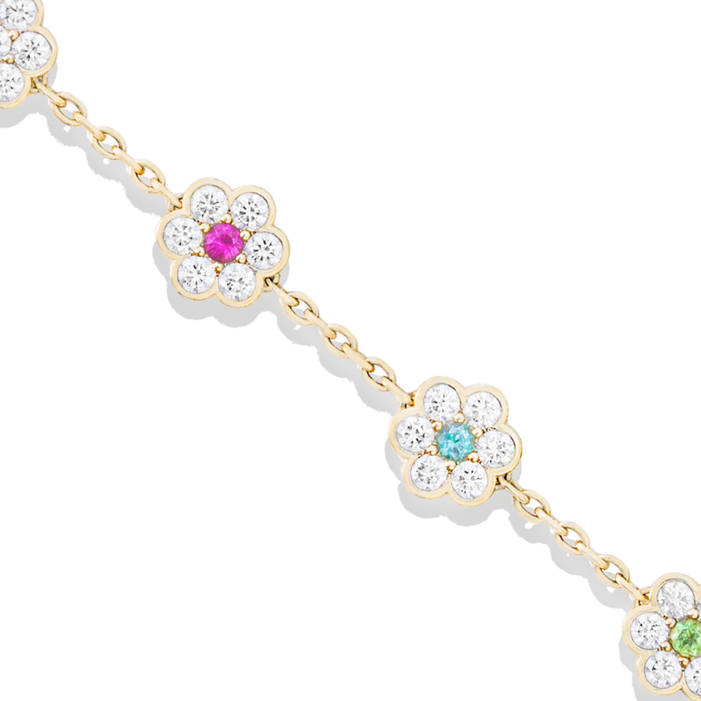 Family Blooms Station Bracelet