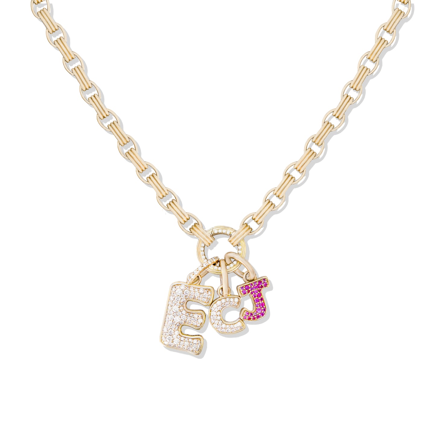 Family Heirloom Large Charm Loop Necklace