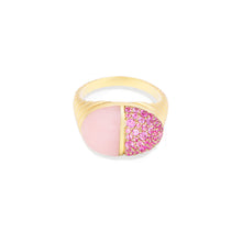 Load image into Gallery viewer, Found Cap Cocktail Ring - Pink Opal &amp; Pink Sapphire
