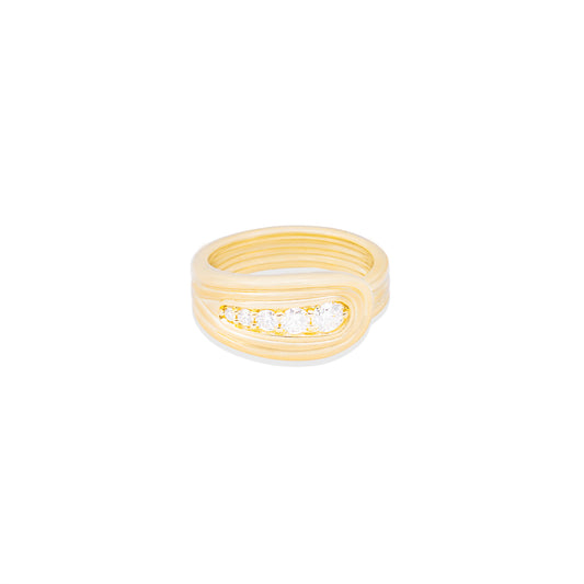 Found Nest Bypass Ring - Diamond
