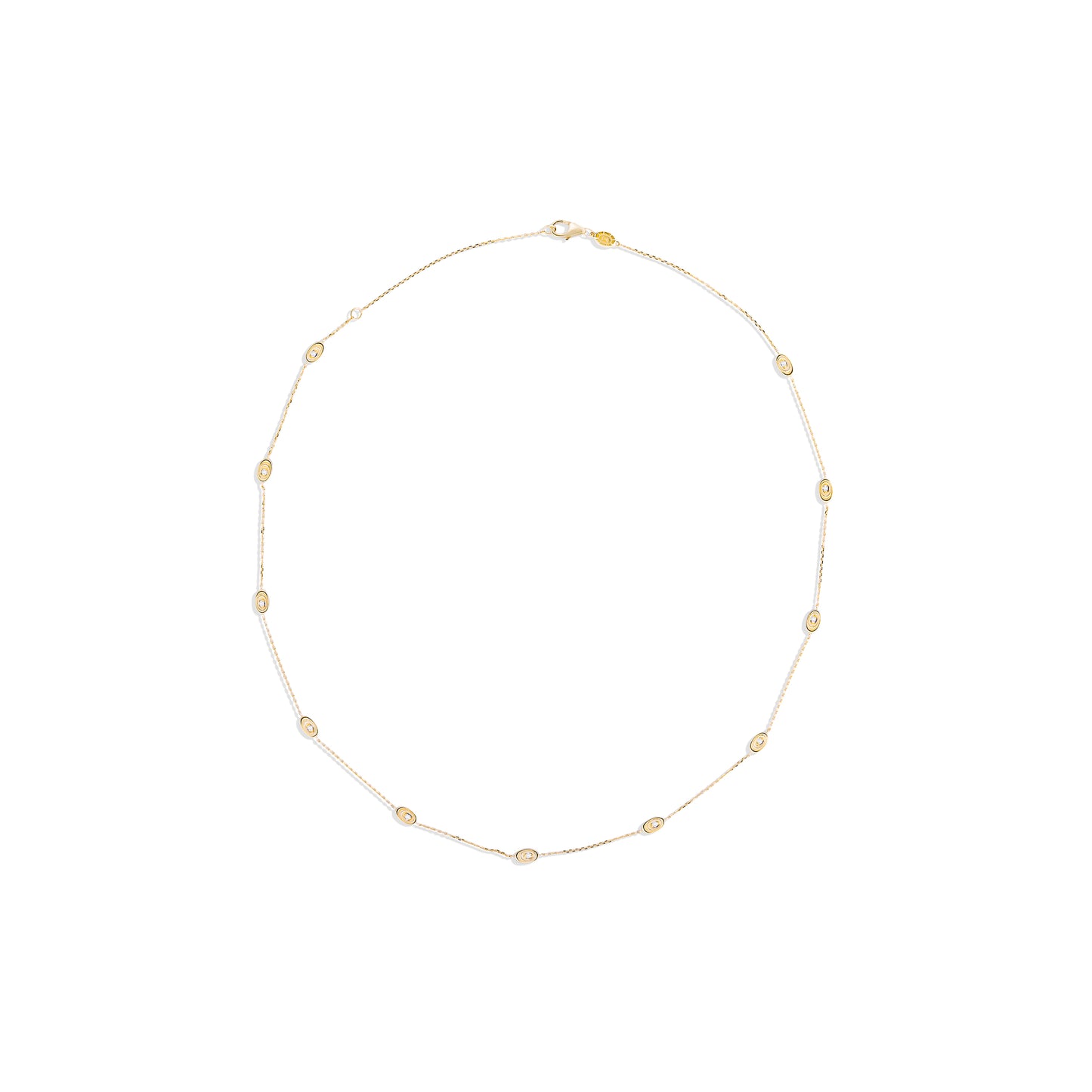 Found Nest Station Necklace - Diamond