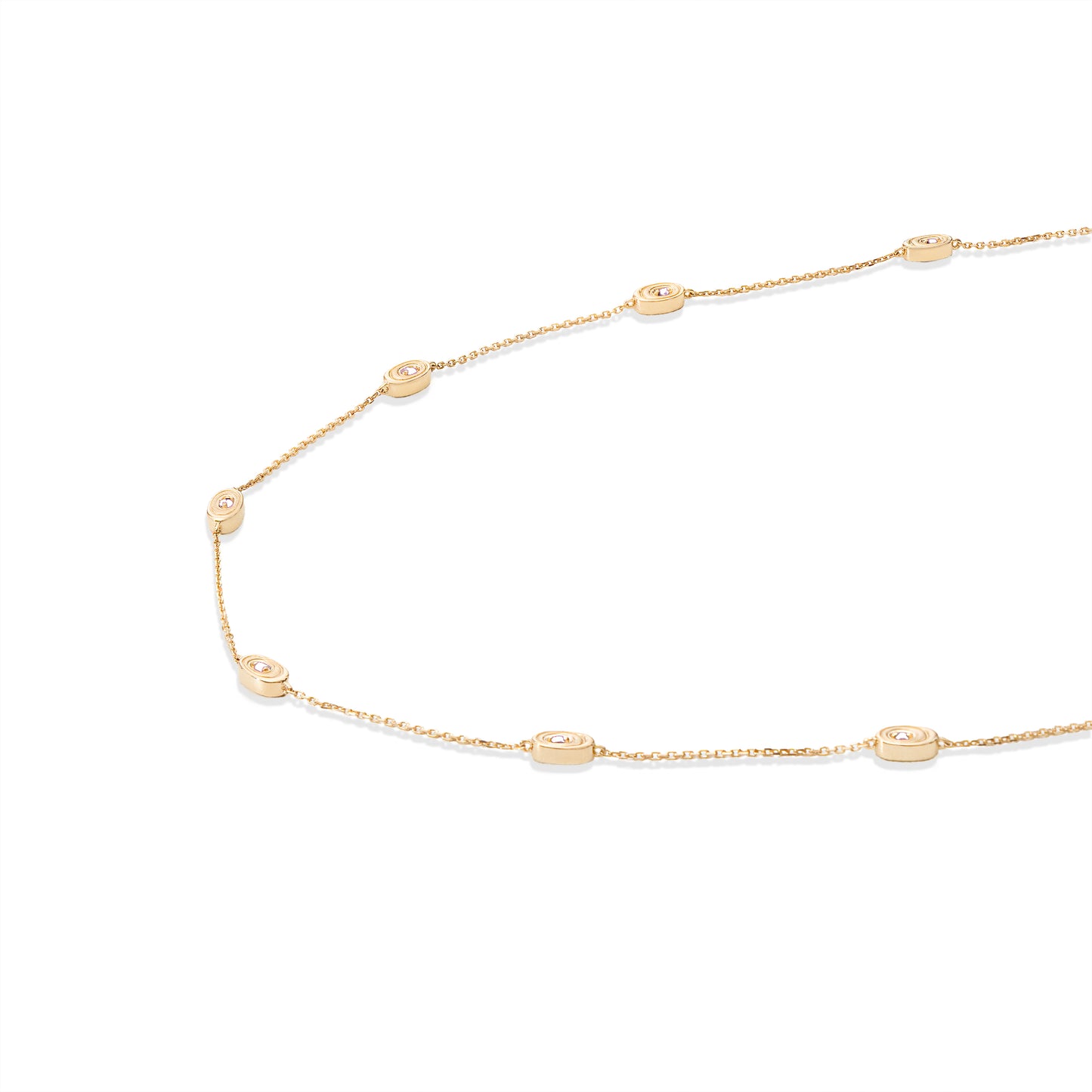 Found Nest Station Necklace - Diamond