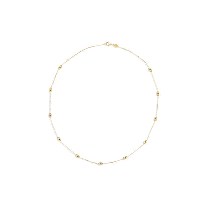 Found Nest Station Necklace - Tsavorite