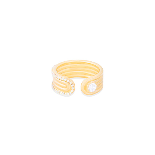 Found Open Ring - Diamond