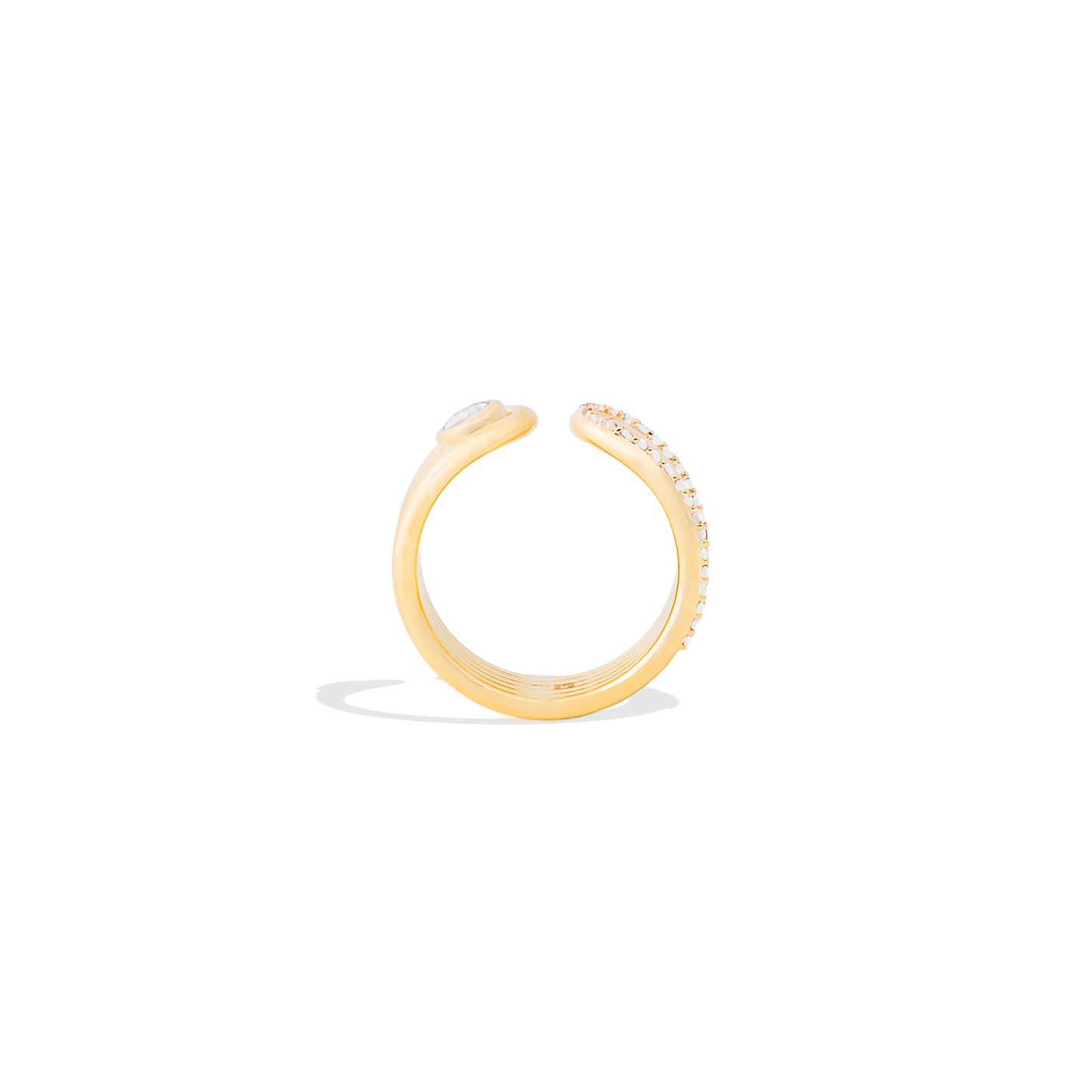 Found Open Ring - Diamond