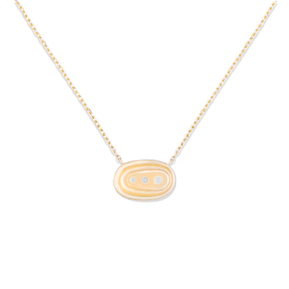 Found Small Nest Pendant Necklace - Diamond