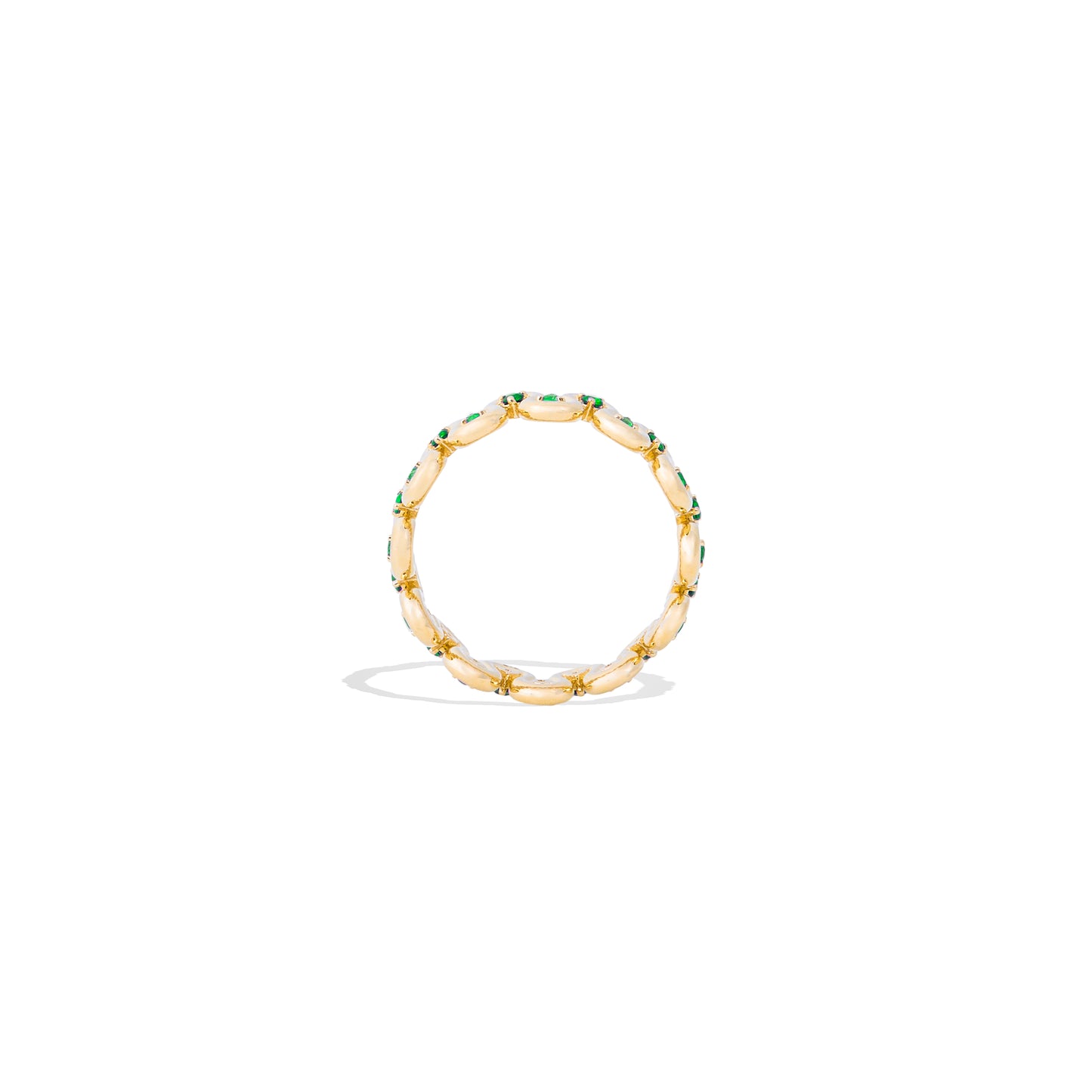Found Squiggle Ring - Tsavorite