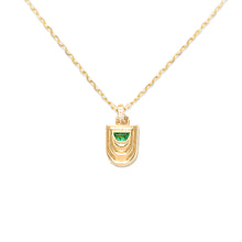 Load image into Gallery viewer, The Edge Ribbed Party Pendant Necklace
