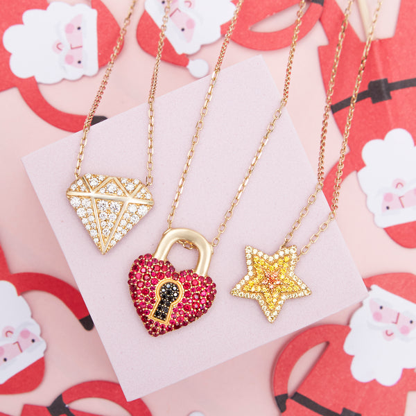Juju Diamond Charm Necklace