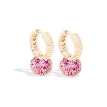Load image into Gallery viewer, Revel Bobble Huggie - Pink Sapphire
