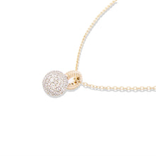 Load image into Gallery viewer, Revel Medium Bobble Charm Necklace- Diamond
