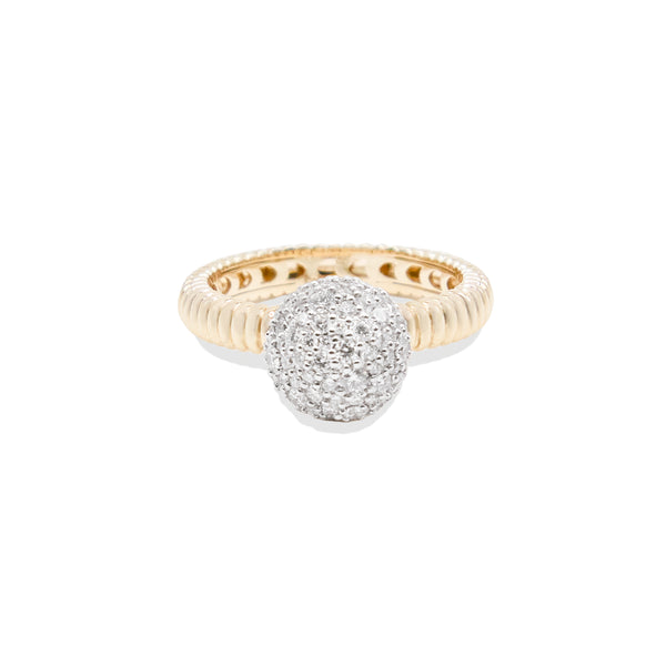 Revel Medium Bobble Ring - Diamond