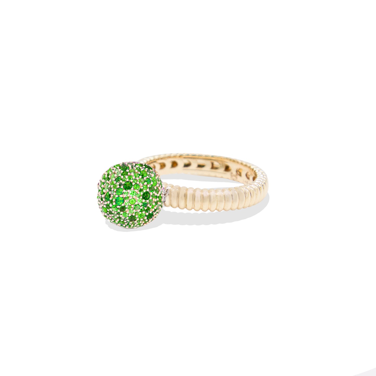 Revel Medium Bobble Ring - Tsavorite & Diamond