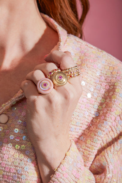 Evolve Cocktail Ring - Pink Sapphire