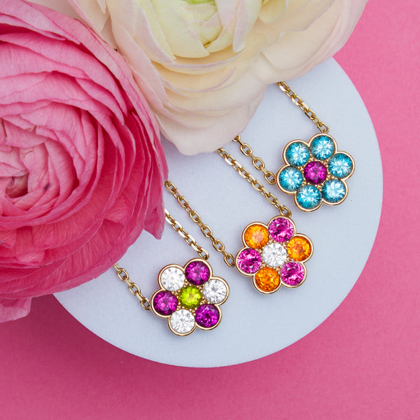 Family Blooms Pendant Necklace