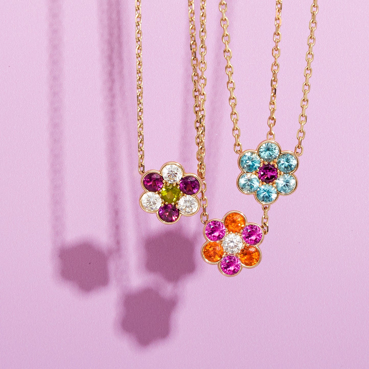 Family Blooms Pendant Necklace