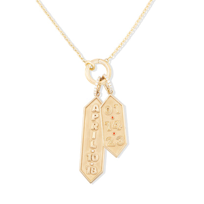 Family Heirloom Charm Loop Necklace