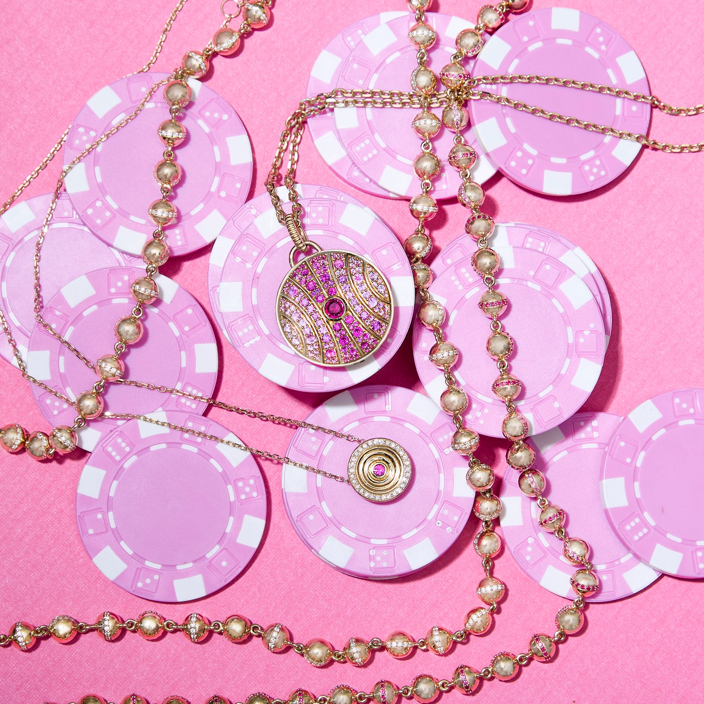Revel Small Dimensional Pendant - Diamond