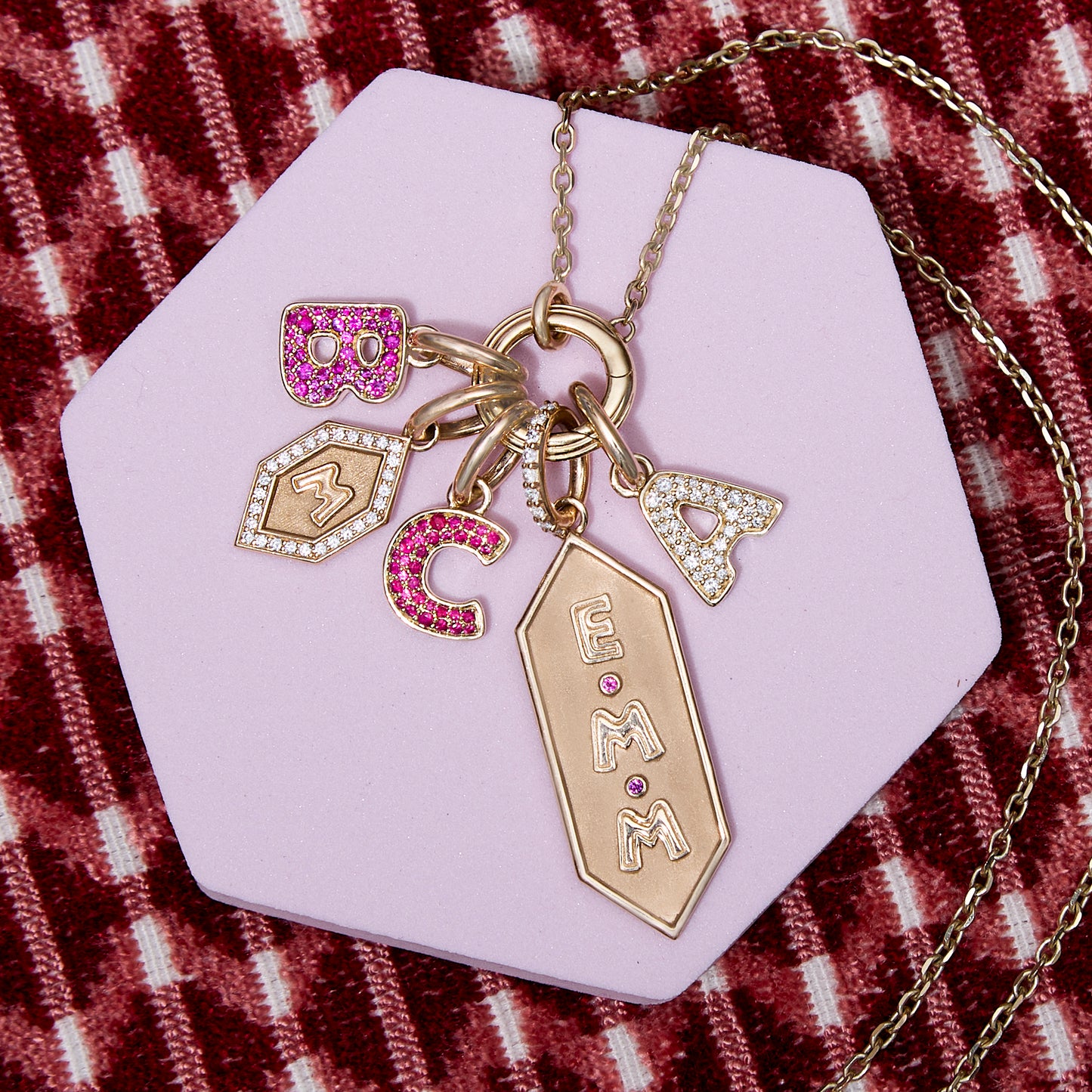 Family Heirloom Charm Loop Necklace