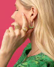 Load image into Gallery viewer, Evolve Bubble Hoop - Emerald
