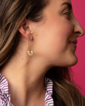 Load image into Gallery viewer, The Crew Tube Earring - Pink Sapphire &amp; Diamond
