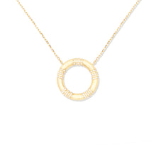 Load image into Gallery viewer, Crew Large Circle Pendant Necklace - Diamond
