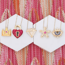 Load image into Gallery viewer, Juju Flower Charm Necklace
