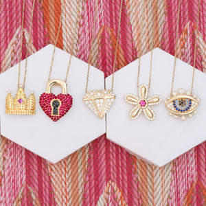 Juju Flower Charm Necklace
