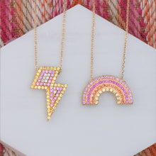 Load image into Gallery viewer, JuJu Lightning Bolt Charm Necklace
