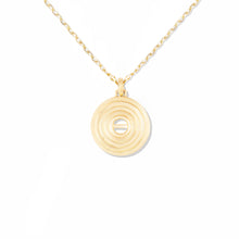 Load image into Gallery viewer, The Edge Disk Pendant Necklace
