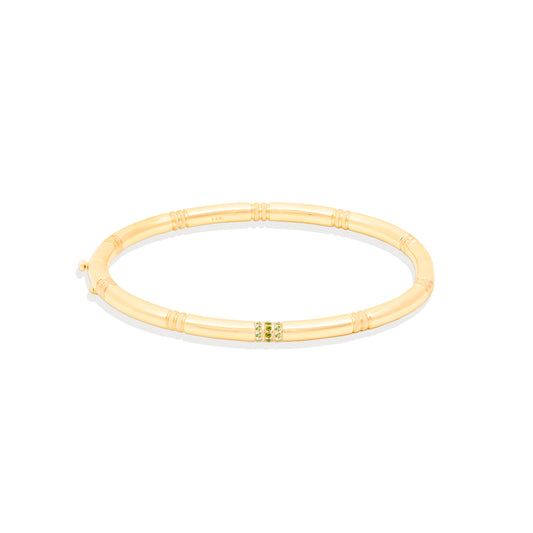 Crew Bangle Bracelet - Tsavorite
