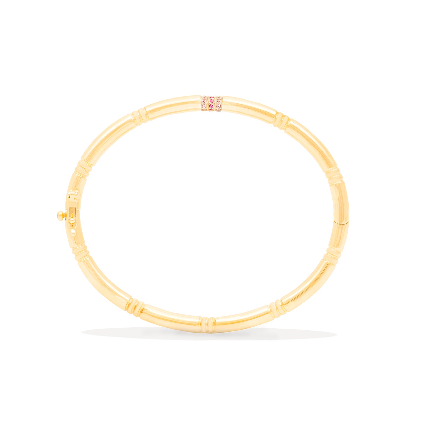 Crew Bangle Bracelet - Pink Sapphire