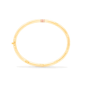 The Crew Bangle Bracelet - Pink Sapphire