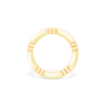 Crew Stacking Ring - Etched