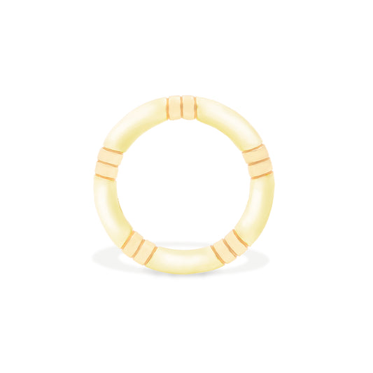 Crew Stacking Ring - Etched