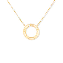 Load image into Gallery viewer, The Crew Small Circle Pendant Necklace - Diamond
