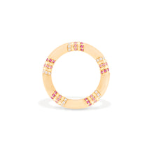 Load image into Gallery viewer, Crew Stacking Ring - Pink Sapphire &amp; Diamond

