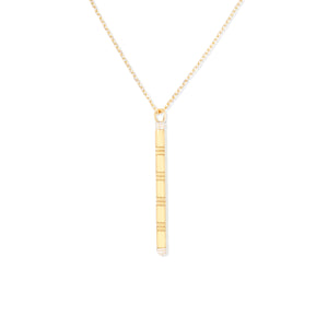 The Crew Stick Pendant Necklace - Diamond