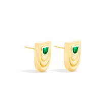 Load image into Gallery viewer, The Edge Ribbed Party Stud Earring
