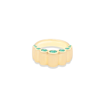 Evolve Bubble Ring - Emerald