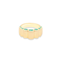 Load image into Gallery viewer, Evolve Bubble Ring - Emerald
