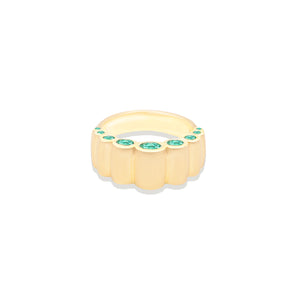 Evolve Bubble Ring - Emerald