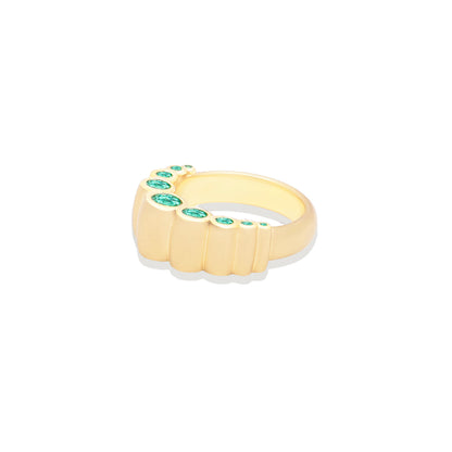 Evolve Bubble Ring - Emerald