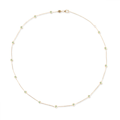 Evolve Station Necklace - Emerald