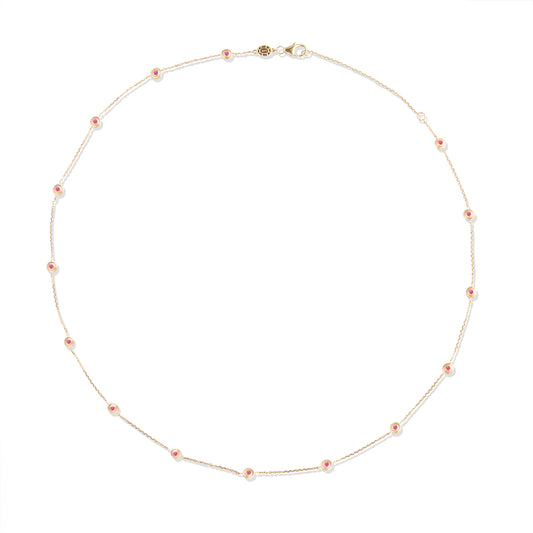 Evolve Station Necklace - Pink Sapphire