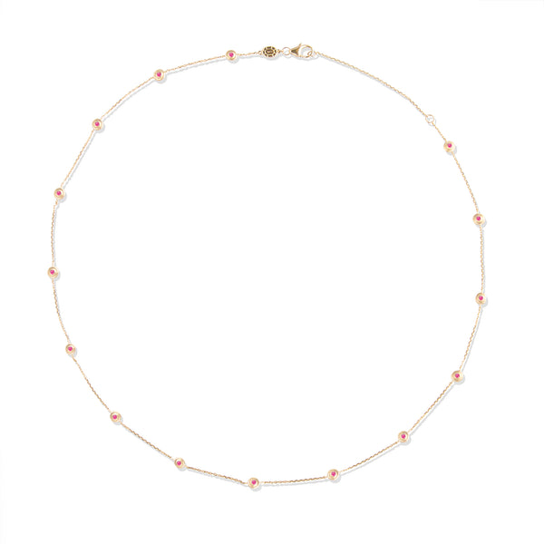 Evolve Station Necklace - Pink Sapphire