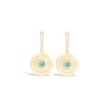 Load image into Gallery viewer, Evolve Charm Earring - Emerald
