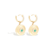 Load image into Gallery viewer, Evolve Charm Earring - Emerald
