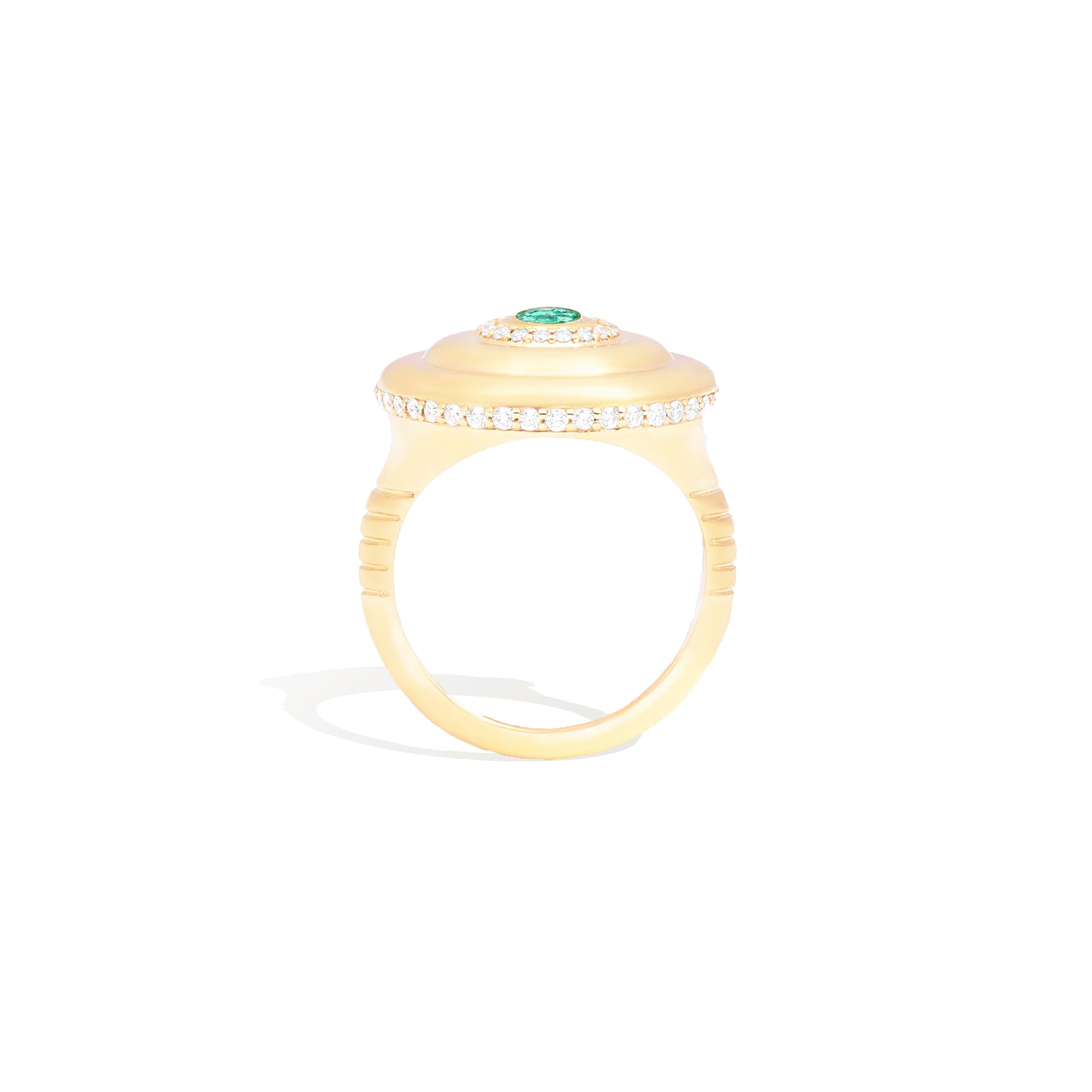 Evolve Cocktail Ring - Emerald