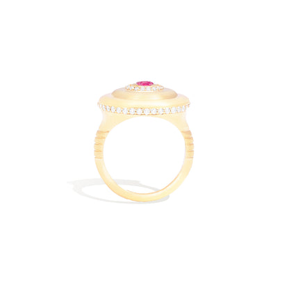 Evolve Cocktail Ring - Pink Sapphire